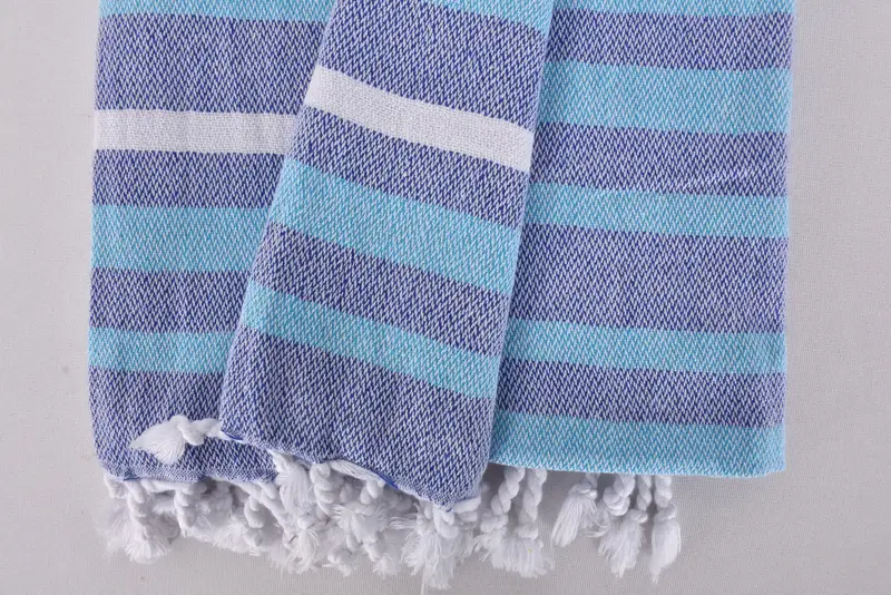 Beach Towel Bulk, Gift For Him, Pool Towels, Organic cotton Turkish peshtemal towel, 70x40 Cotton Striped Towel, Hammam towel, Christmas Favors - 6