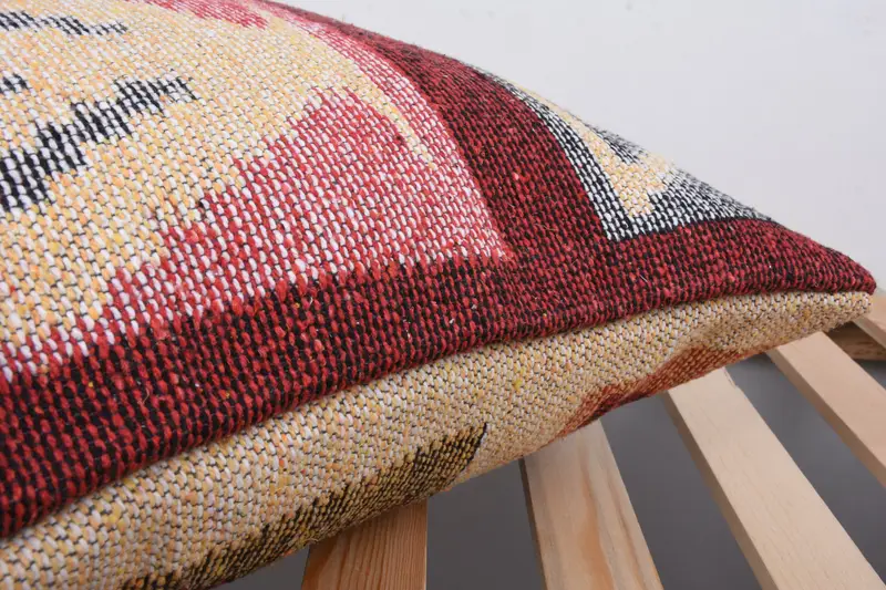 Muted Pillow Cover, Bright Pillow Sham, Cushion Case, Ethnical Kilim Rug Pillow, 20x20 Blue Cushion, Turkish Pillow, Vintage Kilim Throw Pillow - 7