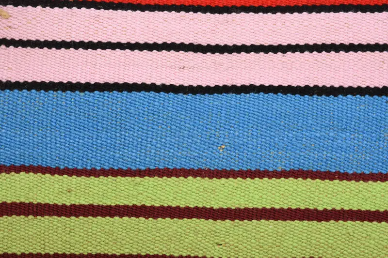 Kilim Cushion Sham, Kilim Pillow, Ethnical Kilim Rug Pillow, 16x24 Blue Cushion Case, Cushion Cover, Wool Kilim Pillow Pillow Case - 3