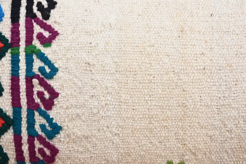 12x24 White Pillow, Kilim Pillow, Handwoven Pillow Case, Vintage Pillow, Turkish Kilim Pillow, Ottoman Cushion Case, Pillow Cover - 3