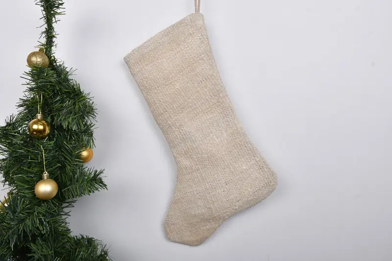 Şenlikli 7 İnç Noel Süsleri Desenli Çorap, Rahat Tatil Cazibesi Çorap