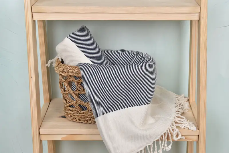Gym Towel, Wedding Day Gift For Bride, 70x40 Cotton Striped Towel, Bridesmaid Gift Towel, Large Turkish Towel, Bachelorette Party Decorations - 4