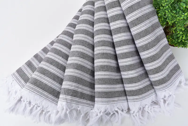 Custom Towel Beach, Summer Gift, 70x40 Cotton Striped Towel, Monogram Beach Towel, Gift For Him, Summer Gift Ideas, Bachelor Towel, Home Decor Towel - 4
