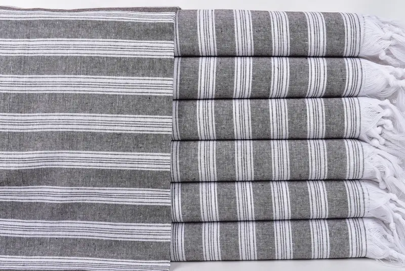 Custom Towel Beach, Summer Gift, 70x40 Cotton Striped Towel, Monogram Beach Towel, Gift For Him, Summer Gift Ideas, Bachelor Towel, Home Decor Towel - 1