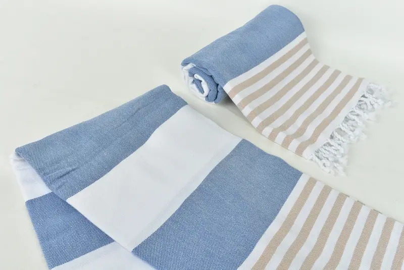 Peshtemal Towel, 70x40 Cotton Striped Towel, Custom Gift, Peshtemal Towel USA, Housewarming Gift, Grandma Gift, Gym Towel, Absorbent Turkish towel - 7