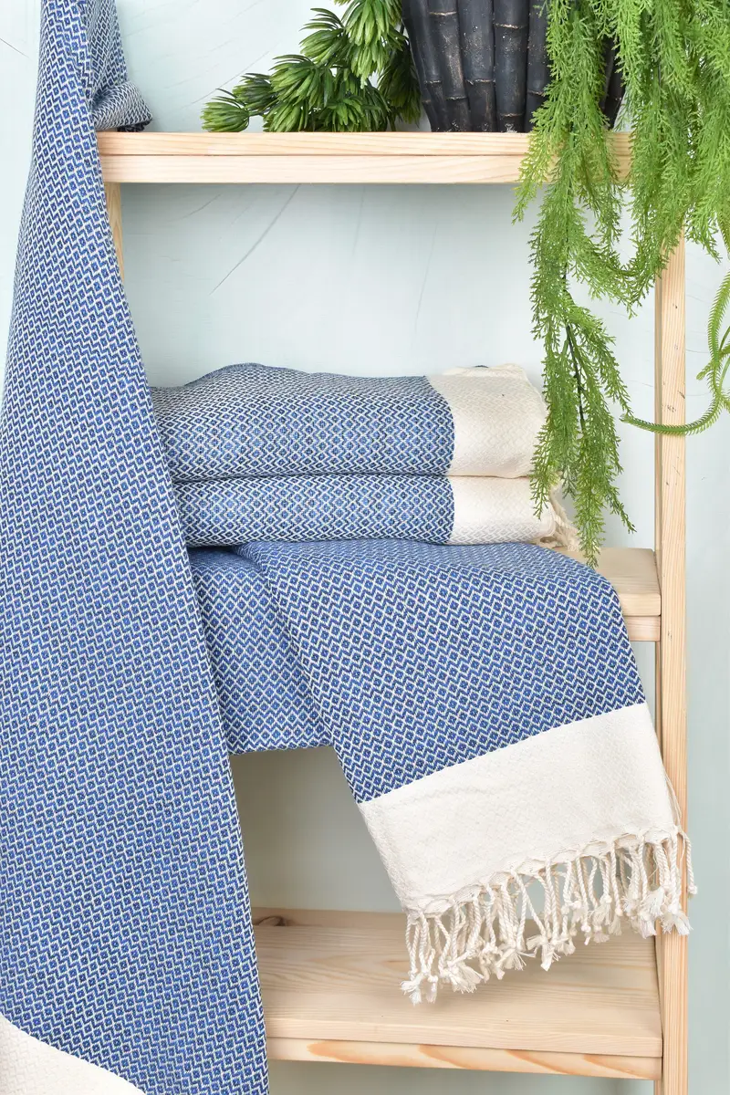 Wedding Gifts Towel, Bridesmaid Favors, Turkish Bath Towel Set, 76x36 Cotton Diamond Towel, Hammam towel, Wedding Gift, Turkish Beach Towel Monogram - 6