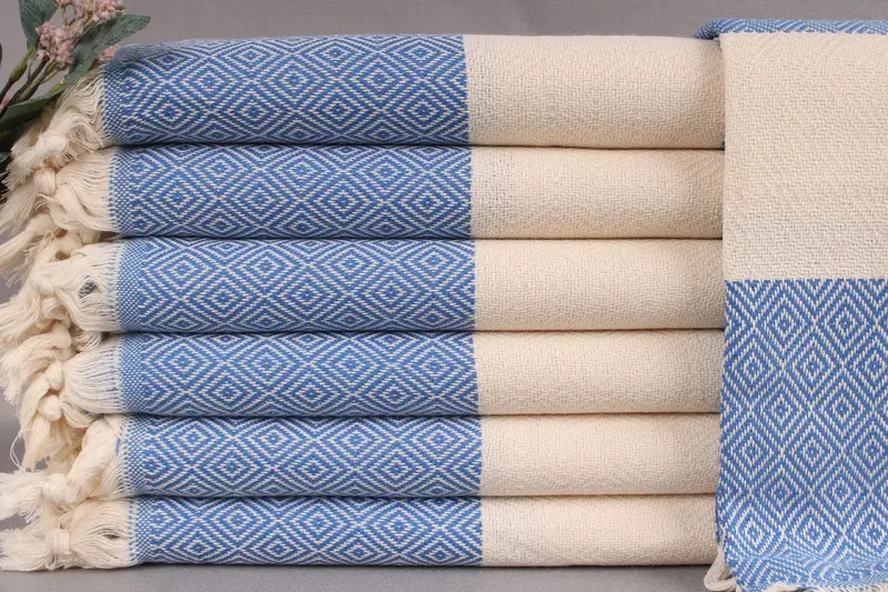 Personalized Monogram Beach Towel Parliament Blue, 40x71 Inches