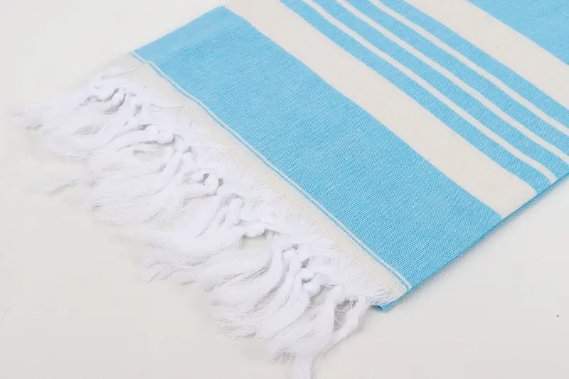 Turkish towel, Handmade Gift, 70x40 Cotton Striped Towel, Organic Cotton Towel, Miami Bachelorette Party Favors, Embroidery Towels, Absorbent towel - 7