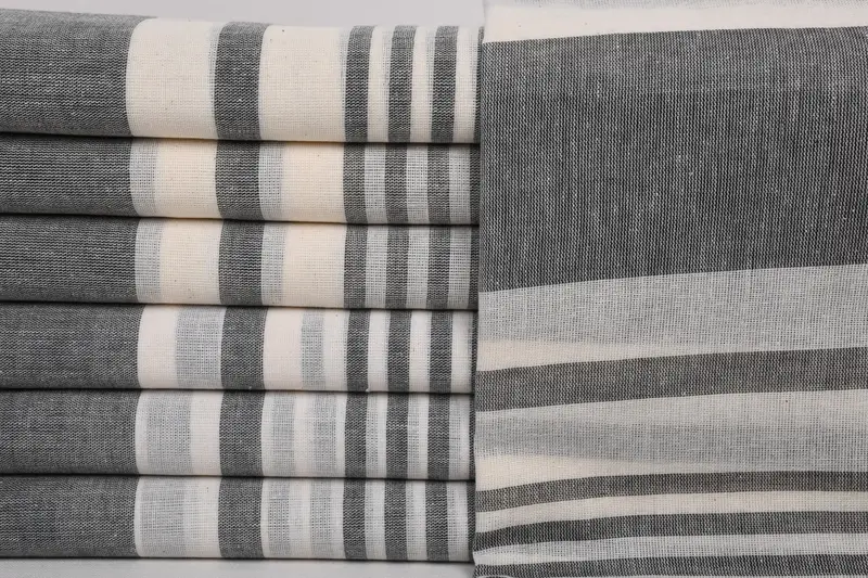 Monogram Towels, Quick-dry towel, Memorial Gift, Bachelorette Gifts, Beach Towel Monogram, 70x40 Cotton Striped Towel, Personalized Turkish Towel - 1