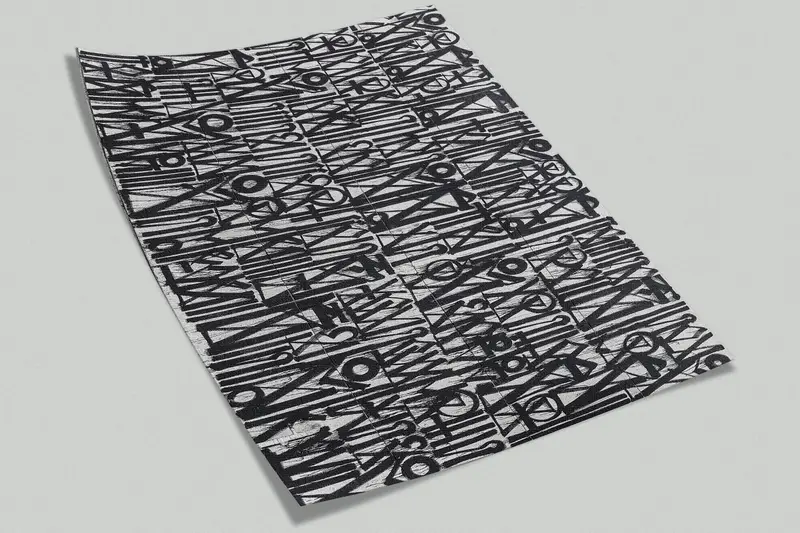 Retna, Abstract Wall Paper, Retna Wall Decor, American GraffitiGraffiti Wall Paper, American Street Wall Decor, - 7