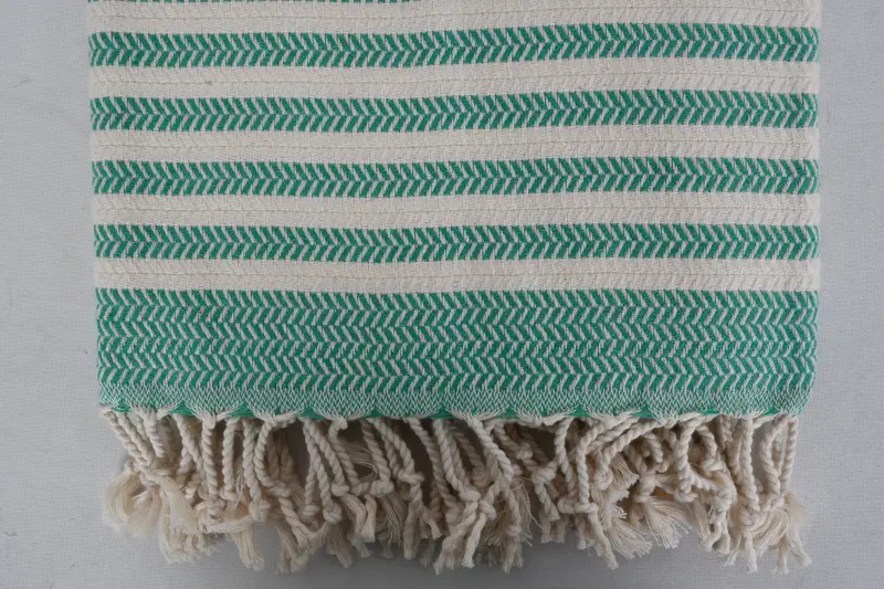 Lightweight Turkish towel, Monogram Beach Towel, Best Beach Towel, 70x40 Cotton Chevron Towel, Grandma Gift, Sand-free peshtemal towel for the beach - 5