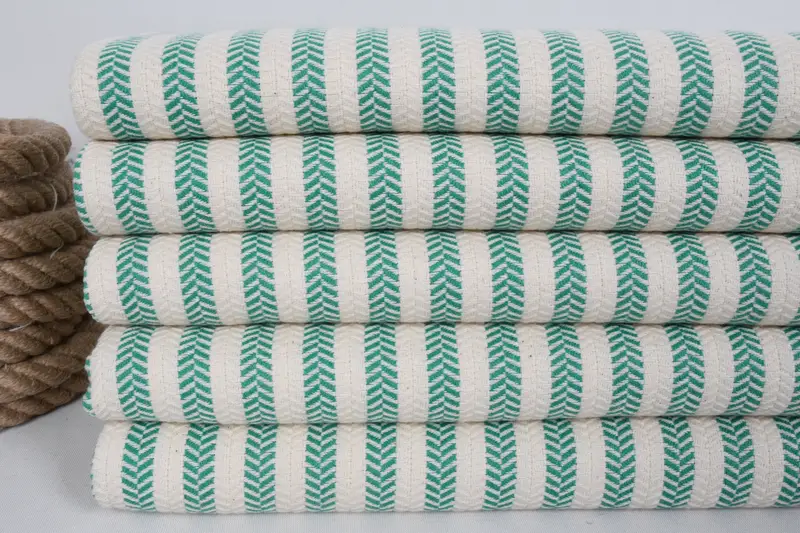 Lightweight Turkish towel, Monogram Beach Towel, Best Beach Towel, 70x40 Cotton Chevron Towel, Grandma Gift, Sand-free peshtemal towel for the beach - 2