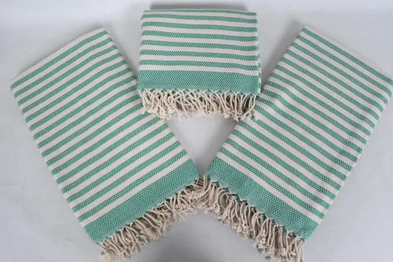 Lightweight Turkish towel, Monogram Beach Towel, Best Beach Towel, 70x40 Cotton Chevron Towel, Grandma Gift, Sand-free peshtemal towel for the beach - 8