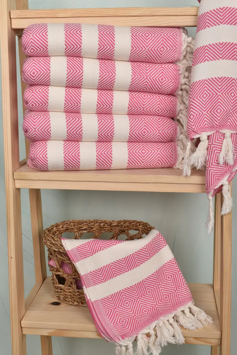 Turkish Towel Hand Towel, 32x20 Cotton Diamond Towel, Personalized Dish Towel, Kitchen Towel, Valentine Day Gift For Her, Bridesmaid Favors - 3