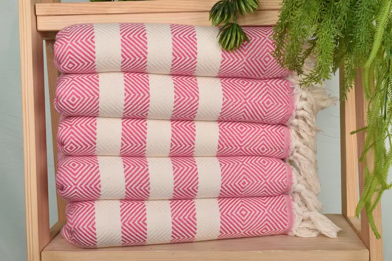 Turkish Towel Hand Towel, 32x20 Cotton Diamond Towel, Personalized Dish Towel, Kitchen Towel, Valentine Day Gift For Her, Bridesmaid Favors - 1