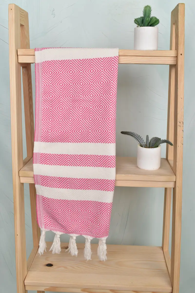 Turkish Towel Hand Towel, 32x20 Cotton Diamond Towel, Personalized Dish Towel, Kitchen Towel, Valentine Day Gift For Her, Bridesmaid Favors - 8