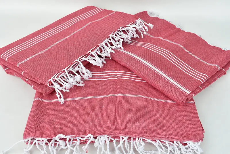 Bride Gift, Bachelorette Party Favors, 88x60 Cotton Striped Towel, Thanksgiving Tablecloth, Organic Throw, Custom Blanket, Custom Wedding Gifts - 6