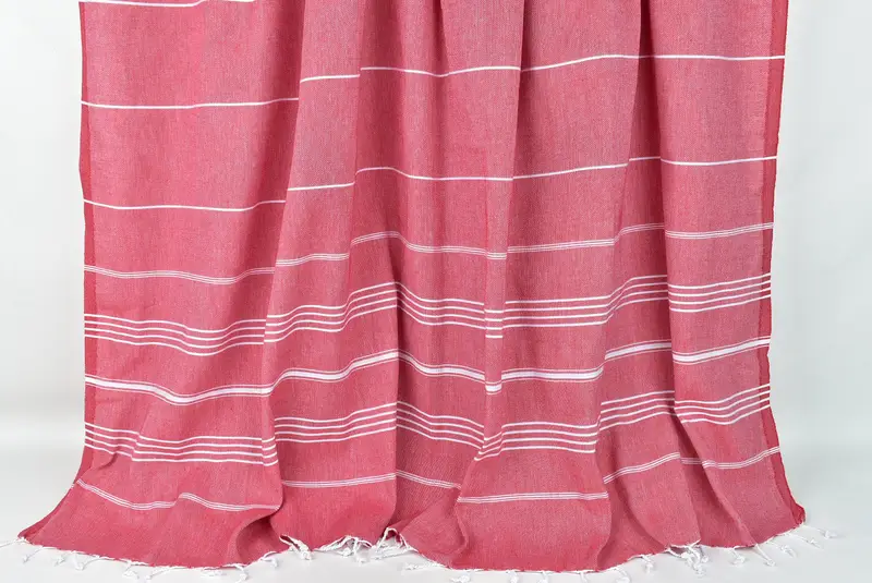 Bride Gift, Bachelorette Party Favors, 88x60 Cotton Striped Towel, Thanksgiving Tablecloth, Organic Throw, Custom Blanket, Custom Wedding Gifts - 8