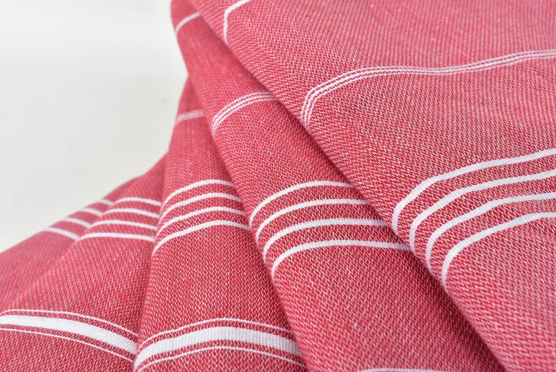 Bride Gift, Bachelorette Party Favors, 88x60 Cotton Striped Towel, Thanksgiving Tablecloth, Organic Throw, Custom Blanket, Custom Wedding Gifts - 5