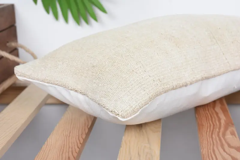 Comfy Throw Pillow, Pillow Cover, Pillow for Couch, Gift Pillow, 8x16 Beige Cushion, Oriental Cushion Cover, Home Decor Pillow - 6