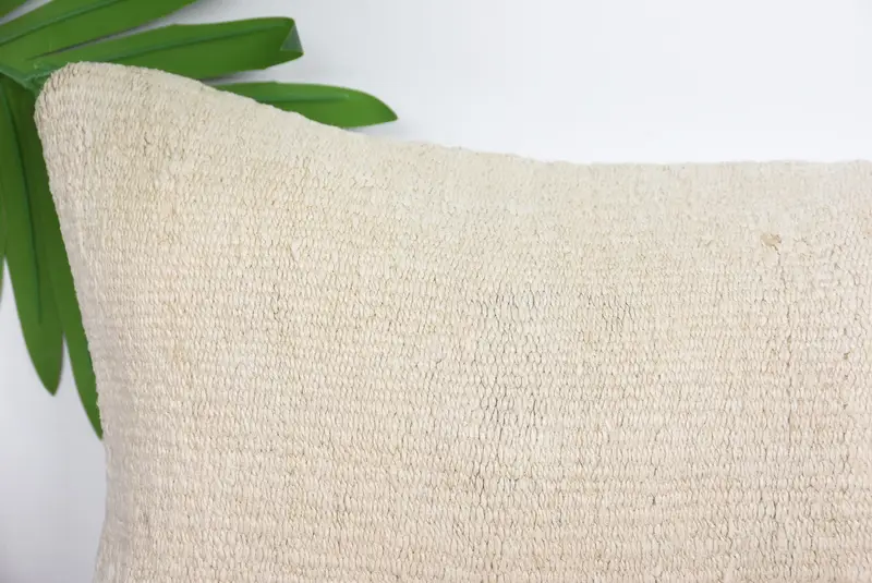Comfy Throw Pillow, Pillow Cover, Pillow for Couch, Gift Pillow, 8x16 Beige Cushion, Oriental Cushion Cover, Home Decor Pillow - 2