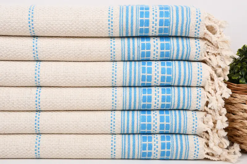 Spa Towel, Personalized Hand Towel, Bridesmaid Gifts, Boyfriend Christmas Gift, Holiday Towel, 40x20 Linen Striped Towel, Personalized Dish Towel - 2