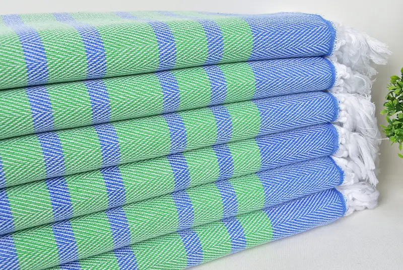 Organic Beach Towel, Gifts For Him, Embroidered Towel, Bachelorette Beach Towel, Organic Turkish towel, 68x36 Cotton Chevron Towel, Valentines Gift - 3