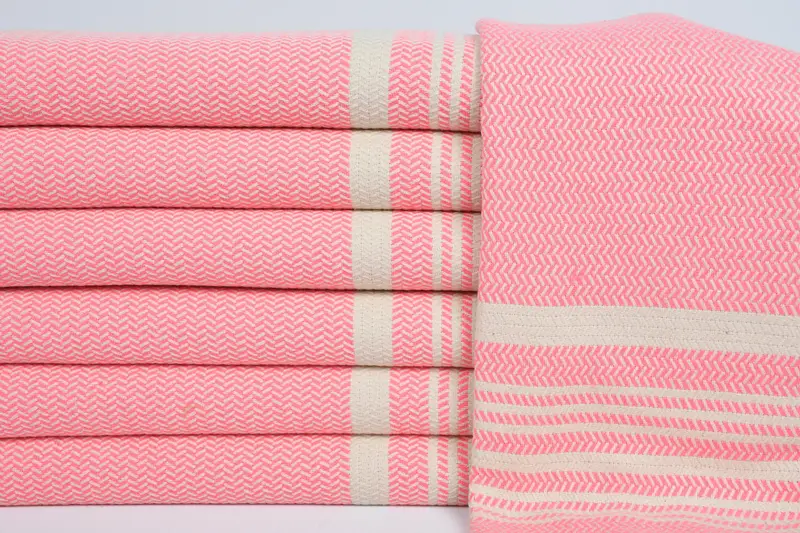 Monogram Mutfak Havlu, Ev Dekoru Hediyesi, 40x18 Pamuklu Çizgili Havlu, Toplu Sipariş Havlu, Gelin Hediyesi, Banyo Havlu, Monogram El Havlu - 1