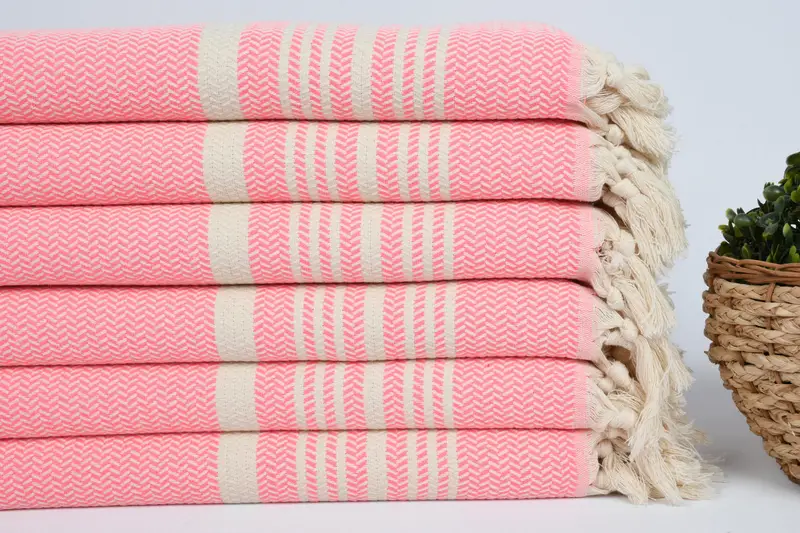 Monogram Mutfak Havlu, Ev Dekoru Hediyesi, 40x18 Pamuklu Çizgili Havlu, Toplu Sipariş Havlu, Gelin Hediyesi, Banyo Havlu, Monogram El Havlu - 2