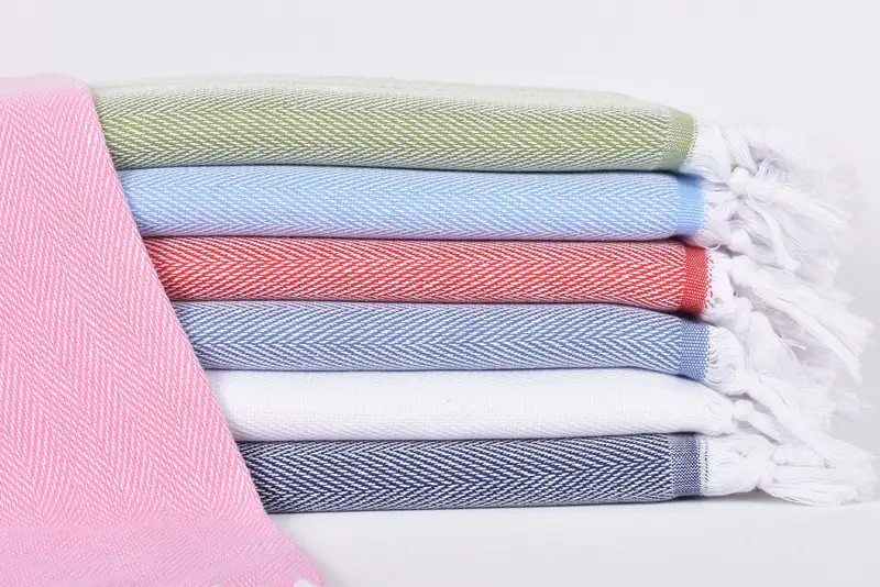 Guest Towel, Quick-dry peshtemal, Handwoven Turkish Towel, Wedding Gift, 70x40 Cotton Herringbone Towel, Bridesmaid Gift Towel, Personalised Gift