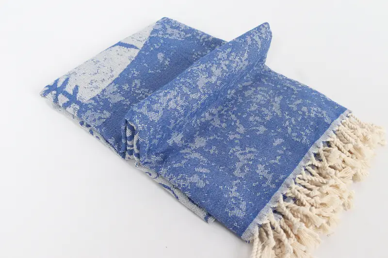 Gift For Him, Lightweight Turkish towel, Sand-resistant towel, 70x40 Cotton Turtle Design Towel, Bridal Party Gifts, Summer Towel, Gym Towel - 7