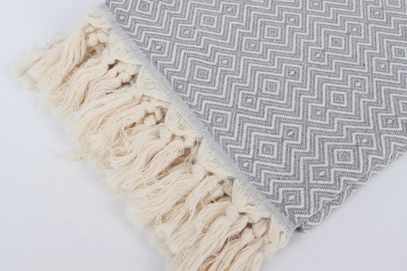 Home Decor Towel, Hammam towel, 70x38 Cotton Diamond Towel, Turkish Towel Personalized, Peshtemal Towel, Lightweight towel, Quick-dry peshtemal - 7