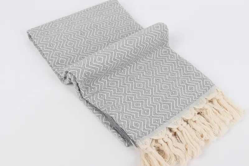 Home Decor Towel, Hammam towel, 70x38 Cotton Diamond Towel, Turkish Towel Personalized, Peshtemal Towel, Lightweight towel, Quick-dry peshtemal - 6