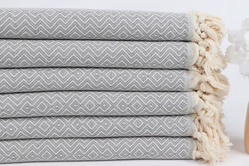 Home Decor Towel, Hammam towel, 70x38 Cotton Diamond Towel, Turkish Towel Personalized, Peshtemal Towel, Lightweight towel, Quick-dry peshtemal - 3