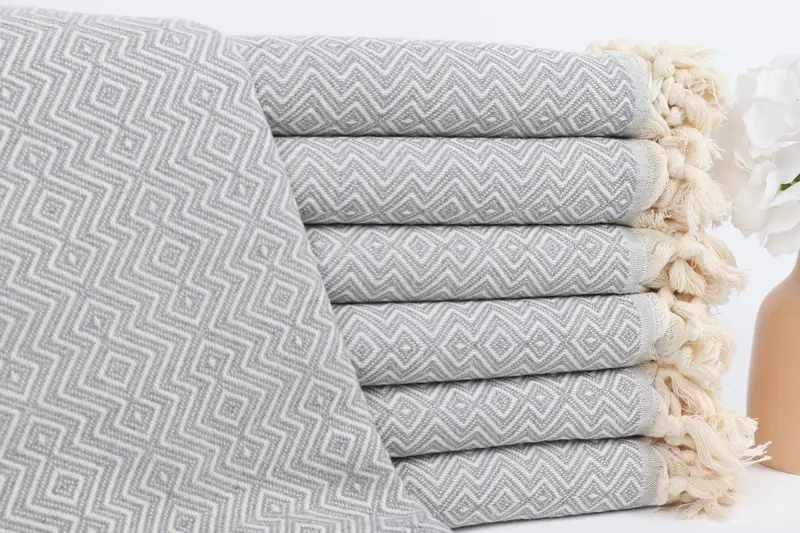 Home Decor Towel, Hammam towel, 70x38 Cotton Diamond Towel, Turkish Towel Personalized, Peshtemal Towel, Lightweight towel, Quick-dry peshtemal - 1