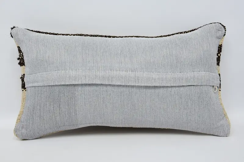 Home Decor Pillow, Antique Pillows, Accent Throw Pillow, Vintage Pillow, Pillow Sham, 8x16 Beige Cushion, Bolster Cushion Case - 6