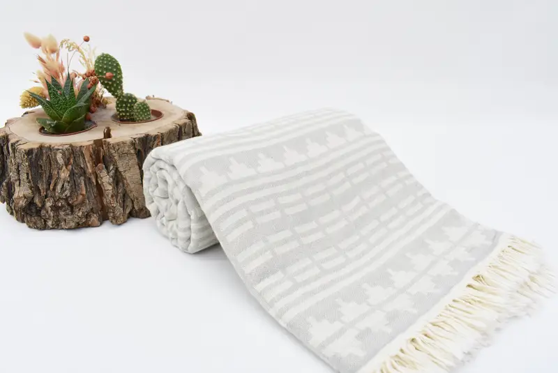 Emici Türk Havlu, Yoga Havlu, Nedime Hediyeleri, İş arkadaşı için Hediye, Özel Hediye, Arkadaşlar Plaj Havlusu, 70x40 Pamuk Kilim Tasarım Havlusu - 6