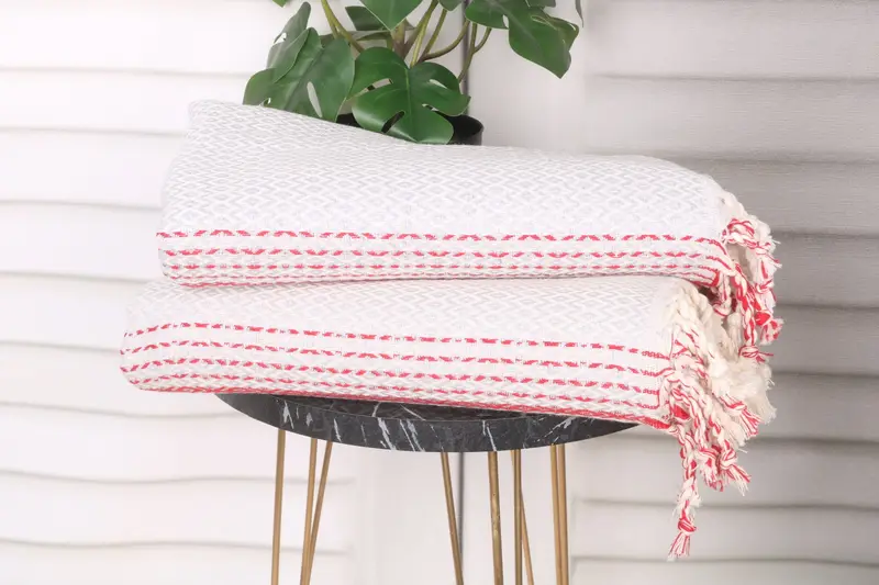 Luxury towel, Quick-drying peshtemal towel for poolside, 70x40 Cotton Diamond Towel, Peshtemal Towel, Welcome Wedding Gift, Turkish towel, Spa Towel - 3