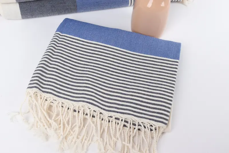 Wedding Gifts Towel, Personalized Bridesmaid Gift, Gift For Her, 68x40 Cotton Striped Towel, Summer Towel, Customized Towels, Gift For Wedding Day - 5