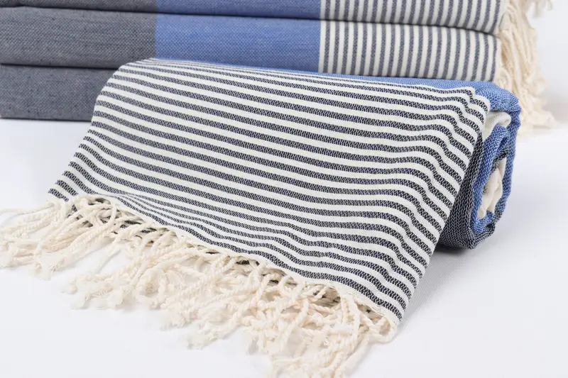 Wedding Gifts Towel, Personalized Bridesmaid Gift, Gift For Her, 68x40 Cotton Striped Towel, Summer Towel, Customized Towels, Gift For Wedding Day - 4