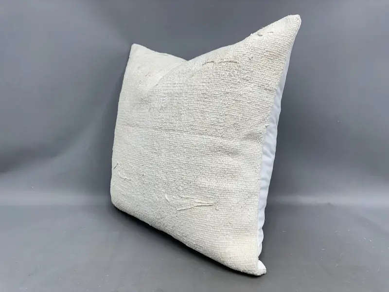Interior Designer Pillow, Vintage Pillow, Aztec Pillow Cover, Bench Cushion Case, Gift Pillow, Rustic Pillow, Pillow Case, 24x24 Beige Cushion Cover - 3