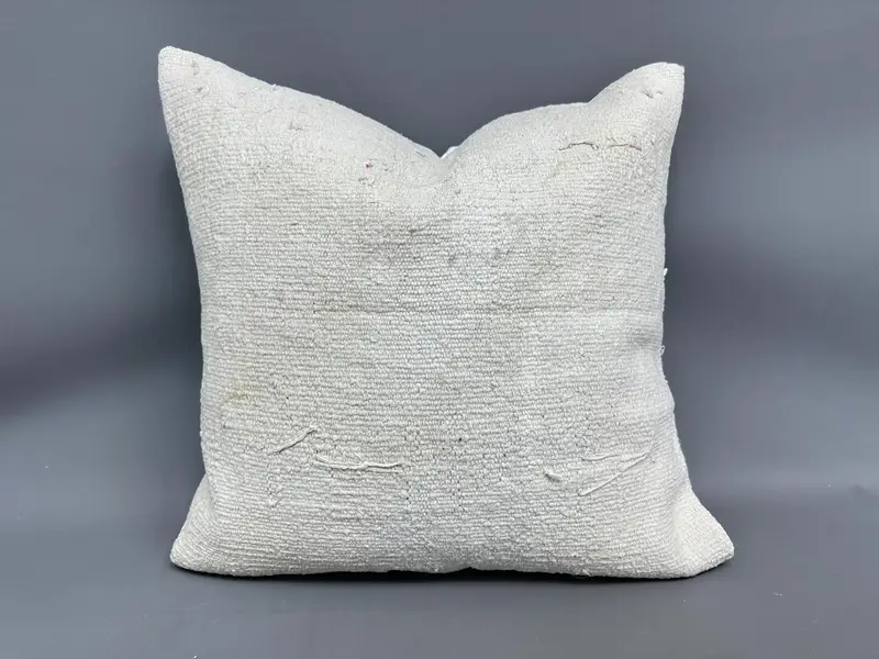 Interior Designer Pillow, Vintage Pillow, Aztec Pillow Cover, Bench Cushion Case, Gift Pillow, Rustic Pillow, Pillow Case, 24x24 Beige Cushion Cover - 1