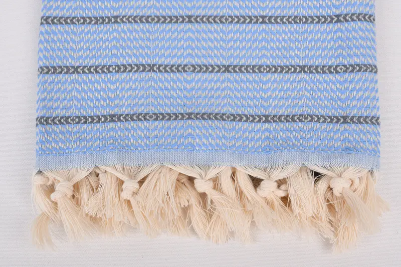 Best Friend Gift, Oversized Beach Towel, Gift For Best Friend, 70x40 Cotton Striped Towel, Cute Beach Towel, Luxury towel, Bridesmaid Gift - 3