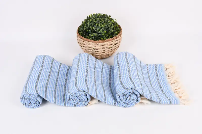 Best Friend Gift, Oversized Beach Towel, Gift For Best Friend, 70x40 Cotton Striped Towel, Cute Beach Towel, Luxury towel, Bridesmaid Gift - 8