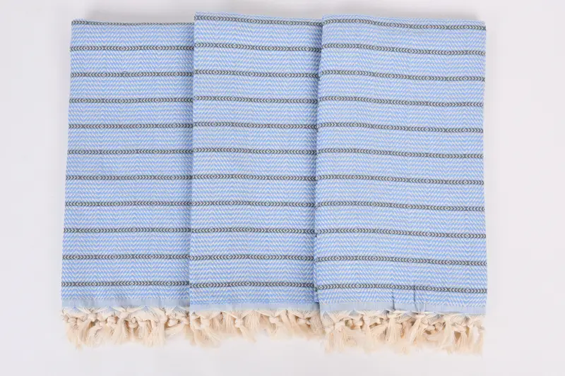 Best Friend Gift, Oversized Beach Towel, Gift For Best Friend, 70x40 Cotton Striped Towel, Cute Beach Towel, Luxury towel, Bridesmaid Gift - 7