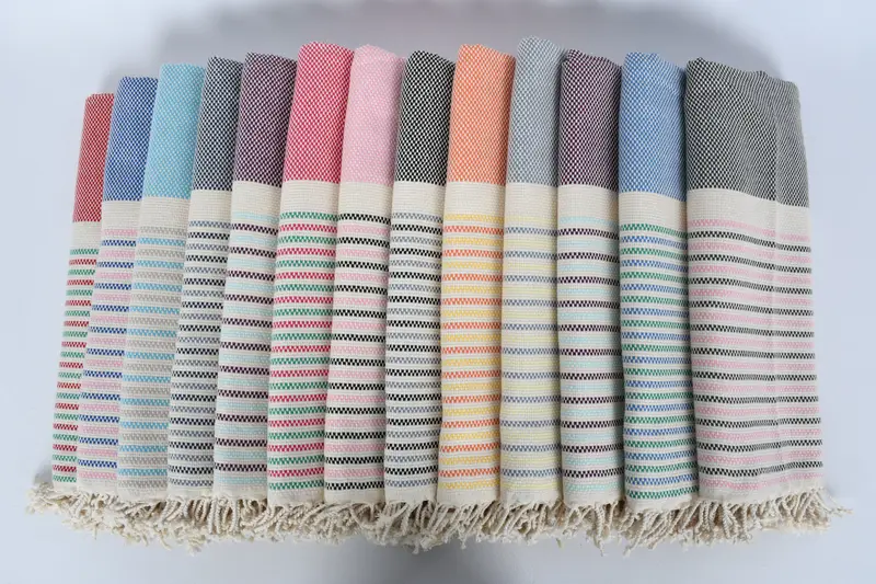 Girl Trip Party Favor, Unique Gift, Bridesmaid Gift, Bachelorette Favors Beach, Turkish hand towel, Luxury towel, 70x40 Cotton Geometric Towel - 2