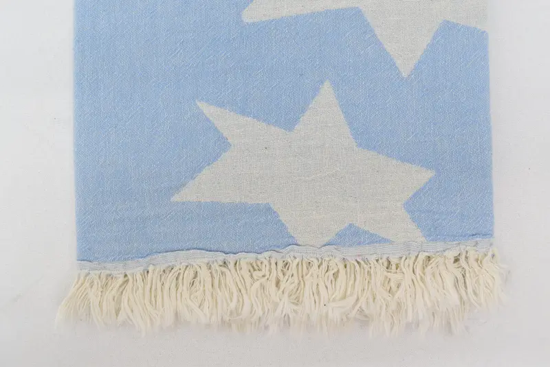 Custom Gift, Personalized Wedding Gift, Gift Boxes Towel, 68x36 Cotton Star Design Towel, Eco-friendly Turkish peshtemal towel, Gift For Her - 6