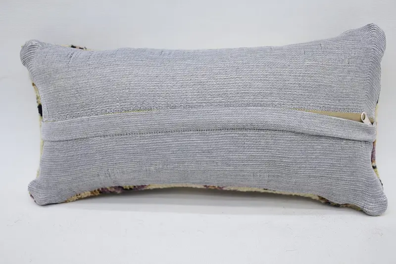 Pillow Case, Customized Cushion Cover, 8x16 Beige Pillow Case, Ethnical Kilim Rug Pillow, Cotton Pillow Sham, Turkish Pillow, Gift Pillow - 6