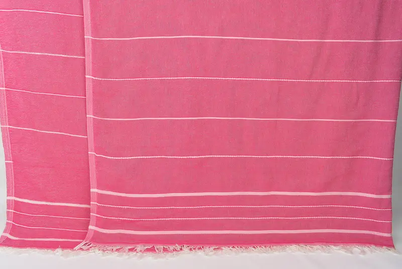 Turkish Cotton Throw Blanket, Spa Gift, 100x80 Cotton Striped Towel, Custom Wedding Gifts, Decorative Blanket, Organic Throw, Personalized Blanket - 7