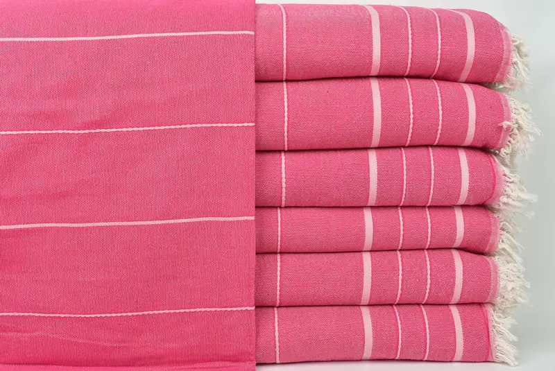 Turkish Cotton Throw Blanket, Spa Gift, 100x80 Cotton Striped Towel, Custom Wedding Gifts, Decorative Blanket, Organic Throw, Personalized Blanket - 1
